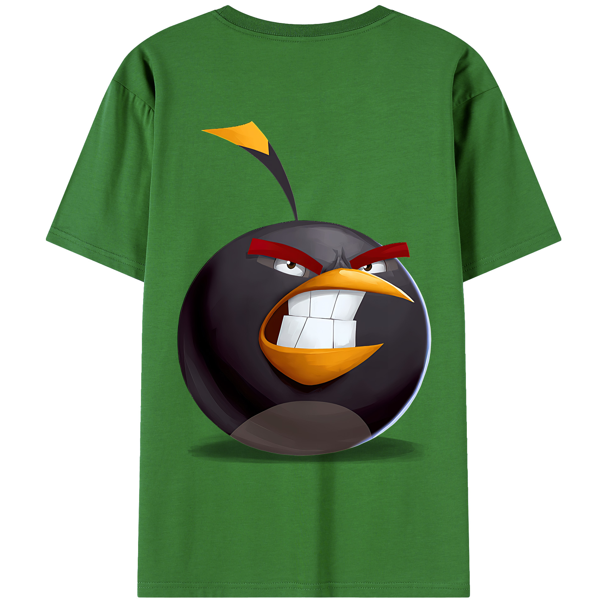 （画像用） Angry Birds アングリーバード レディース半袖Tシャツ(バックプリント)